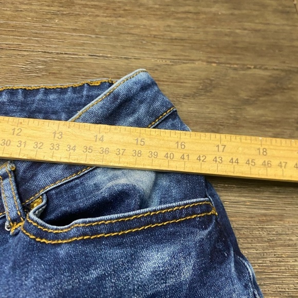 Nicki Minaj Blue Gray Denim Acid Wash Mid Rise Jeans Women's 16 - Picture 3 of 9